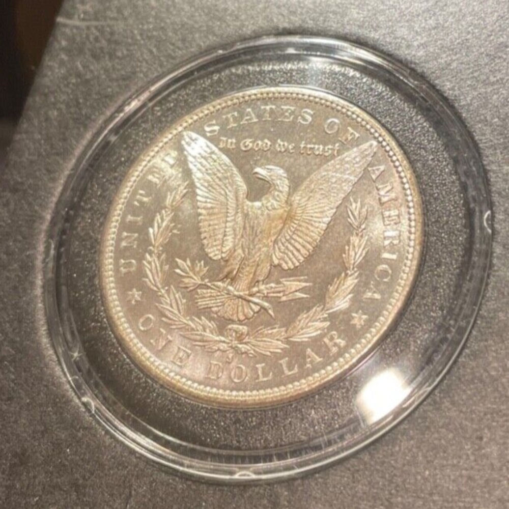 1879 S Morgan Dollar MC Uncirculated Silver $1 Coin - Picture 5 of 7